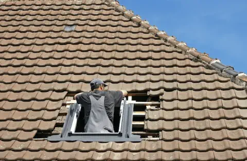 Pose de velux - Gonneville-la-Mallet